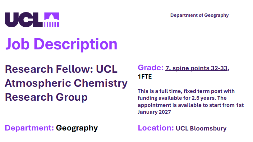 UCL postdoc opportunity